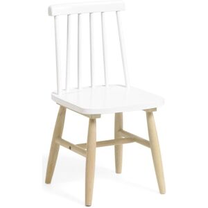 Kave Home Tressia Kinderstühle 2er Set - weiß - 2 Stück à 29,5x30x59,5 cm