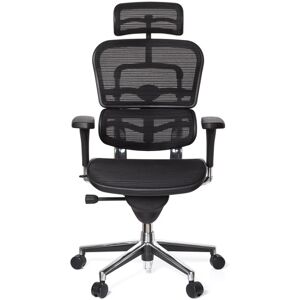 hjh OFFICE ERGOHUMAN BASE ONE   Netz - Luxus Chefsessel Schwarz