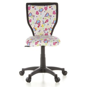 hjh OFFICE KIDDY LUX - Kinderdrehstuhl Motiv Flowers & Hearts