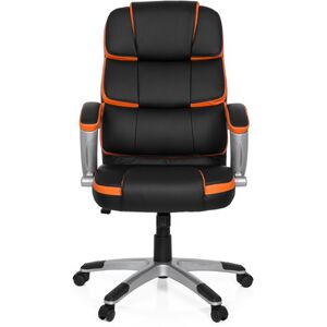 MyBuero GAMING PRO BY 100 - Gamingstuhl Buerostuhl24 Kunstleder Schwarz/Orange