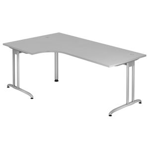 hjh OFFICE PRO BELA 82 S   Schreibtisch - Grau 200 x 120