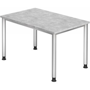 hjh OFFICE PRO HILO 12 S   Schreibtisch - 120 x 80 höhenverstellbar Beton