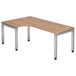 hjh OFFICE PRO JAVA 82 S   Schreibtisch - 200 x 120 Nussbaum höhenverstellbar