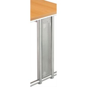 hjh OFFICE PRO NANO NSSB   Seitenblenden (2er Set) - Silber