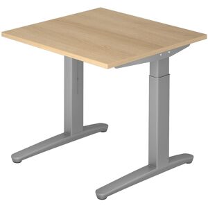 hjh OFFICE PRO XTRA XB 8 SS   Schreibtisch - 80 x 80 Eiche höhenverstellbar