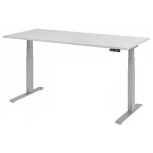 hjh OFFICE PRO XDKB 19 S   Schreibtisch - Grau 180 x 80 elektrisch höhenverstellbar