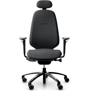 Ergonomischer Bürostuhl RH Mereo 300, Stoff Dark Grey (Select SC60134), Nackenstütze Ja, Armstütze Ja, Fußkreuz Schwarz