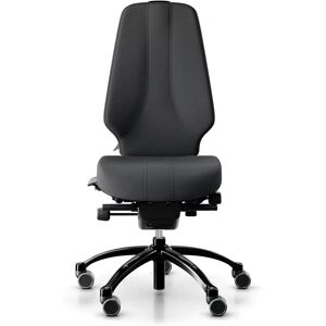 Ergonomischer Bürostuhl RH Logic 400 Elite 24/7, Stoff Dark Grey (Select SC60134), Nackenstütze Nein, Armstütze Nein, Fußkreuz Schwarz