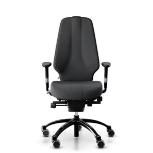 Ergonomischer Bürostuhl RH Logic 400 Elite 24/7, Stoff Dark Grey (Select SC60134), Nackenstütze Nein, Armstütze Ja, Fußkreuz Schwarz