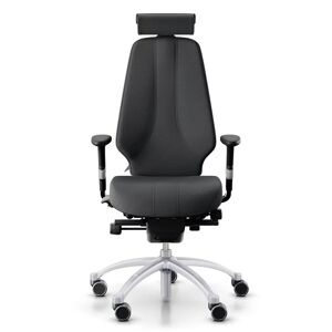 Ergonomischer Bürostuhl RH Logic 400 Elite 24/7, Stoff Dark Grey (Select SC60134), Nackenstütze Ja, Armstütze Ja, Fußkreuz Silber