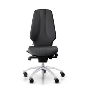 Ergonomischer Bürostuhl RH Logic 400 Komfort, Stoff Dark Grey (Select SC60134), Nackenstütze Nein, Armstütze Nein, Fußkreuz Silber