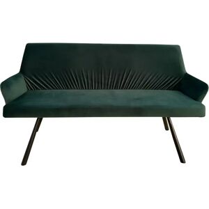 bene living Diningsofa Modena Dunkelgrün Samt