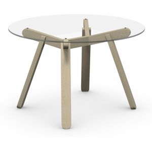 Connubia Calligaris Connubia peeno tisch aus holz und glas, geeignet für moderne oder nordische