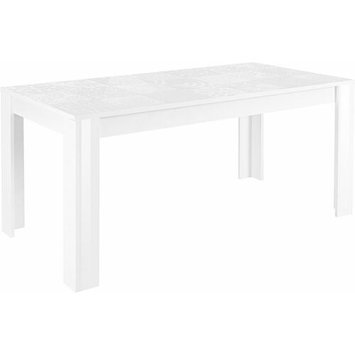 Lc Esstisch LC „Miro“ Tische Gr. B/H/T: 180 cm x 79 cm x 90 cm, mit Auszug, weiß (weiß hochglanz lack mit siebdruck) Esstisch Rechteckige Esstische rechteckig Breite 180 cm oder ohne Ansteckplatten