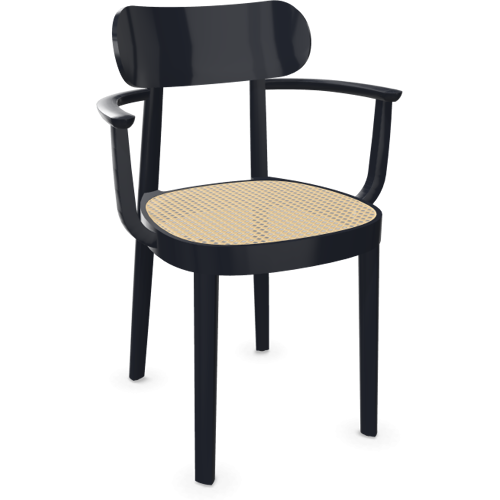 Thonet – 118 F Armlehnstuhl – blau