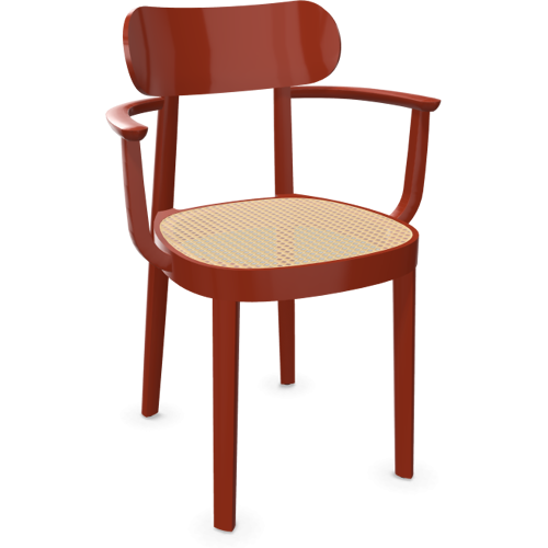 Thonet – 118 F Armlehnstuhl – rot