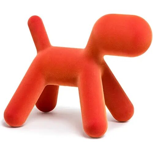 Magis Me Too Puppy Velvet M Kinderstuhl (H 45cm) orange irisierend