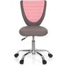 hjh OFFICE KIDDY COMFORT - Kinderdrehstuhl Grau / Pink