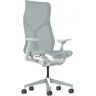 Herman Miller Cosm, High Back - Ergonomischer Bürostuhl, Farbe Glacier,  Armstütze Verstellbare Armstützen