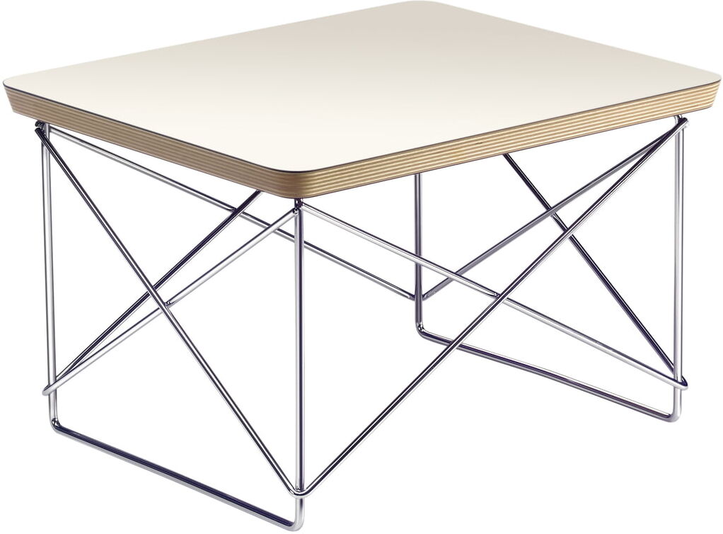 Vitra - Eames Occasional Table LTR, HPL weiß / Chrom