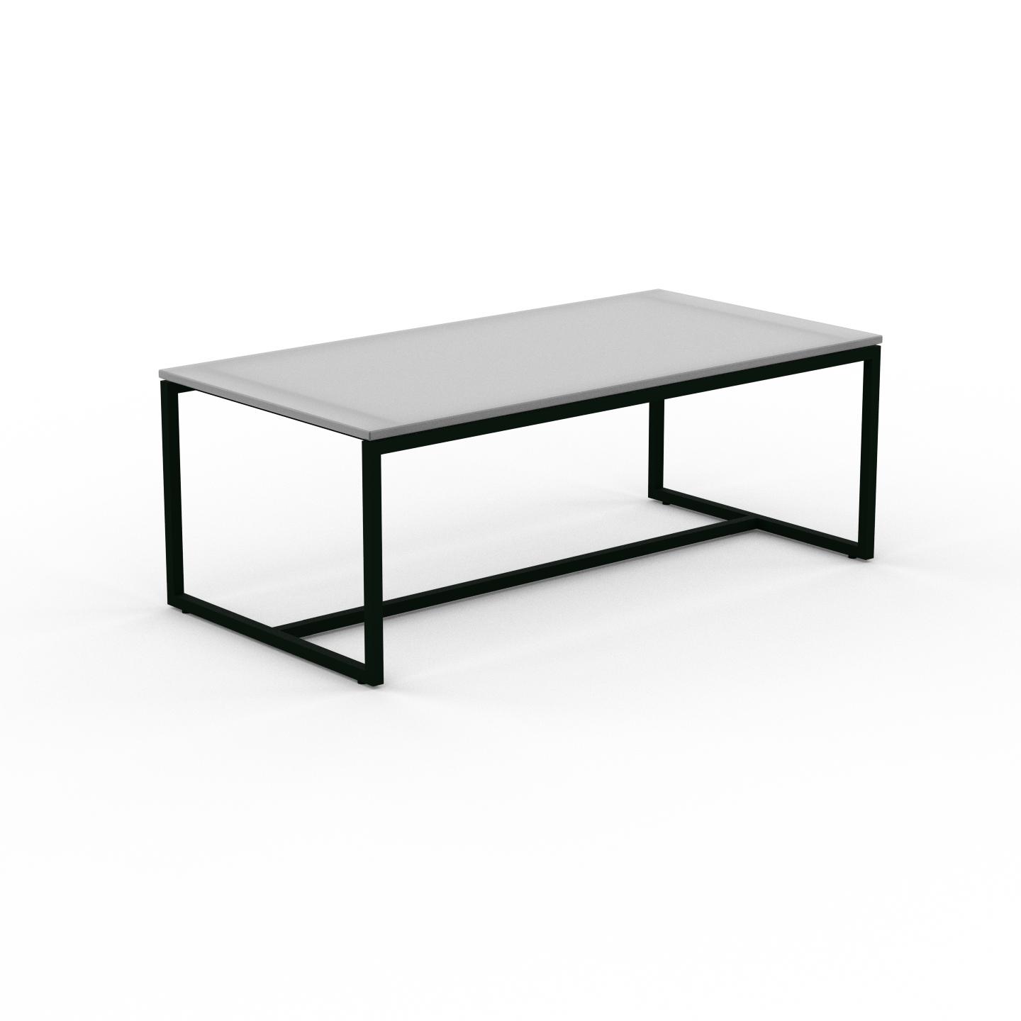 MYCS Beistelltisch Kristallglas satiniert - Eleganter Nachttisch: Hochwertige Materialien, einzigartiges Design - 81 x 31 x 42 cm, Komplett anpassbar