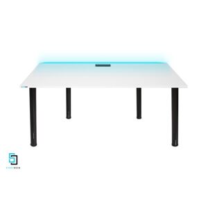 SyberDesk Computer Gaming Desk with LED For Gamers, Home Office