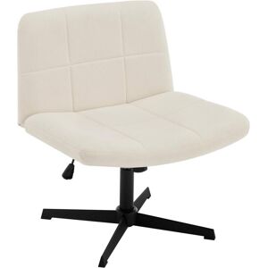 Rootz Living Rootz kontorstol med bredt sæde - Ergonomisk stol - Justerbar skrivebordsstol - Højdensitetsskumkomfort - Multifunktionel og holdbar - 64 cm x 49,5 cm