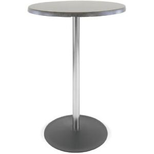 Lomax Riviera Cafebord H73,5 X Ø80 Cm, Flad Fod, Sort