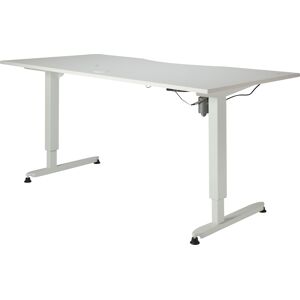 Stay Hæve/sænkebord, 180x90 Cm, Hvid/hvid
