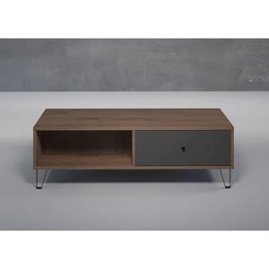 Forma Furniture Sofabord Montez Eg / Grå, 110x60xh37 Cm