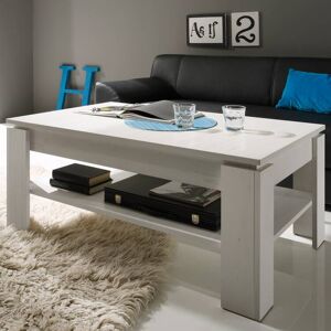 Forma Furniture Sofabord Hvidt Moderne Rektangulært Gibbston-19, B/h/d: Ca 110/47/65 Cm