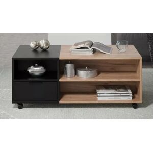 Forma Furniture Paula Tofarvet Sofabord I Egetræ 2 Skuffer L 110 Cm