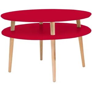 Ragaba Ufo Sidebord Diameter 70cm X H 45cm - Rød