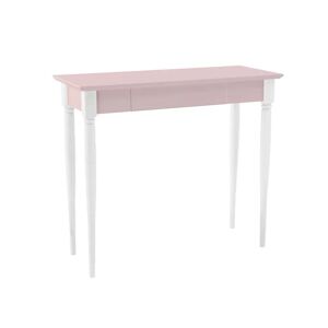 Ragaba Mamo Skrivebord 85x40cm - Pink / Hvide Ben