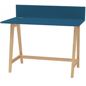 Ragaba Luka Asketræ Skrivebord 110x50cm / Petrol Blue