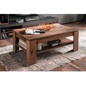 Forma Furniture Sofabord Med Hylde I Oldwood Kunstfiner, 110 X 65 X 47 Cm