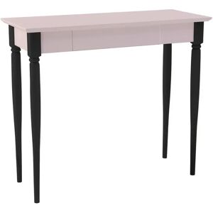 Ragaba Mamo Skrivebord 85x40 Cm Sorte Ben / Pink