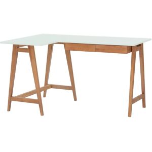 Ragaba Luka Hjørneskrivebord B 135cm X D 85cm Fleeting Mint Eg Venstre Side