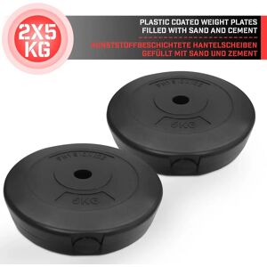 FF Europe Vægtskiver - 2 X 5 Kg, 27 Mm, Plastik, Sorte