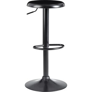 Skyport Barstol I Tidløst Design, Uden Ryglæn 58 - 79 Cm, Metal, Sort