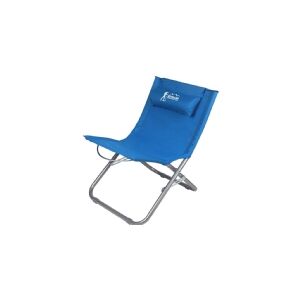 Royokamp sammenklappelig strandstol, blå