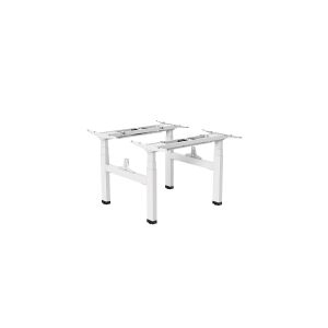 Ergoofficeeu Ergo Office ER-404W Electric Double Height Adjustable Standing/Sitting Desk Frame without Desk Tops White
