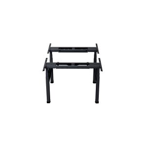 Ergoofficeeu Ergo Office ER-404B Electric Double Height Adjustable Standing/Sitting Desk Frame without Desk Tops Black