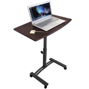 Tatkraft, Salute - Justerbart Laptopbord med hjul Brown