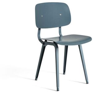 HAY Revolt Spisebordsstol SH: 46,5 cm - Ocean Powder Coated Steel/Ocean