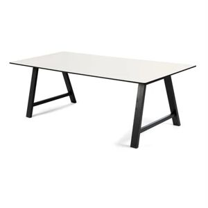 Andersen Furniture T1 Spisebord 95x220 cm - Sortlakeret Eg/Hvid