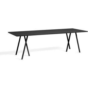 HAY Loop Stand Table 250x92,5 cm - Black/Black Linoleum