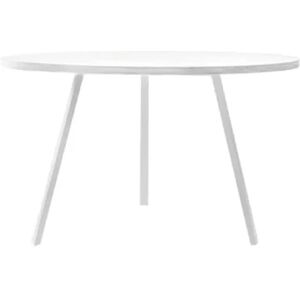 HAY Loop Stand Round Table Ø: 105 cm - White/White Laminate