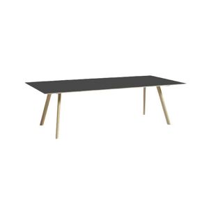 HAY CPH30 Table 250x120 cm - Soaped Solid Oak/Black Linoleum