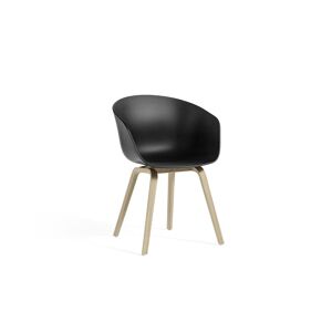 HAY AAC 22 About A Chair SH: 46 cm - Lacquered Oak Veneer/Black